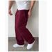 Men’s Loose-Fit Velvet Sweatpants – Elastic Waist Straight-Leg Trousers (Black/Gray/Navy, S-3XL, Comfortable & Stylish)_voghion.com