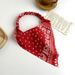 Fascia elastica per capelli triangolare bohémien, foulard romantico francese creativo_voghion.com
