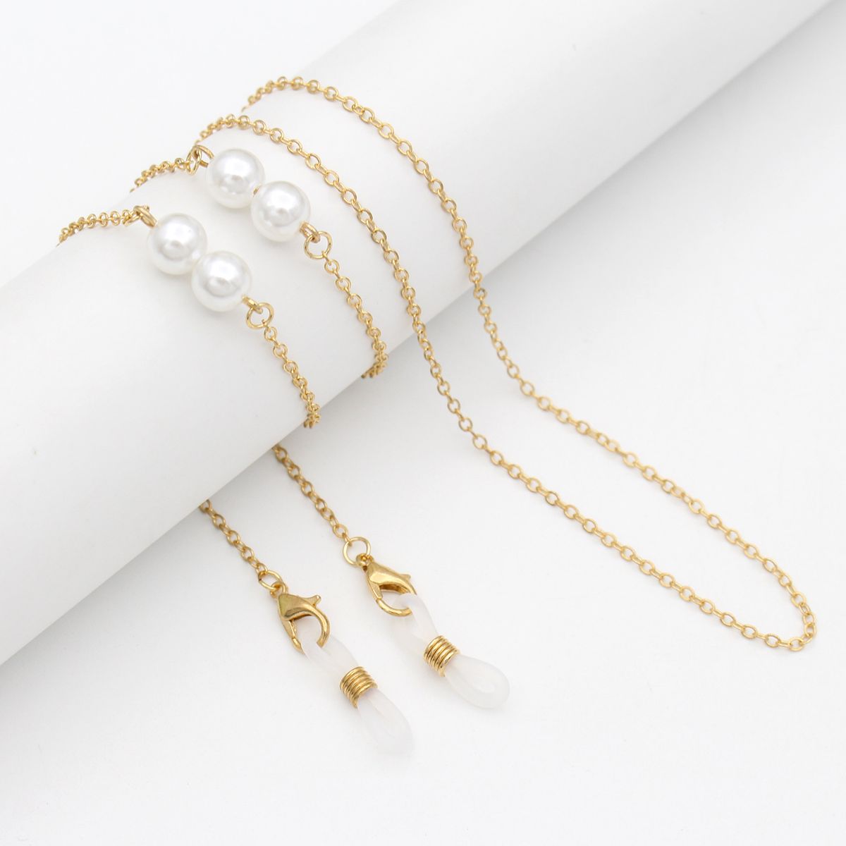 INS - Accessorio a catena per appendere occhiali con mascherina anti-smarrimento, di alta qualità e alla moda_voghion.com