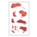 Halloween horror littekens mes bloed littekens tand littekens krassen hechtingen wonden littekens feest grappig tatoeage stickers_voghion.com