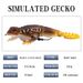 Lure Bait Jauna peldoša ūdens sistēma Silikona simulācijas Gecko mīkstā ēsma 13,5 cm 21 g Ar trim āķiem Melno zivju ēsmai_voghion.com