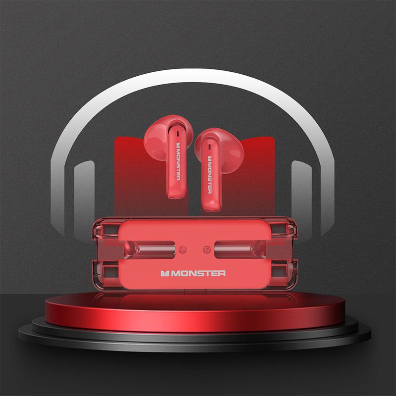 Original Monster XKT08 Gaming-Kopfhörer Ture Wireless Bluetooth-Kopfhörer 5.3 Low Latency Noise Reduction Earbuds Headset Neu_voghion.com