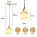 Glitzerlife Pendelleuchte 1 Flammig Esstischlampe Holz - E14 Weiß Esszimmerlampe Vintage Hängelampe Rustikal Küche Flurlampe Stoff Für Restaurant Schlafzimmer_voghion.com
