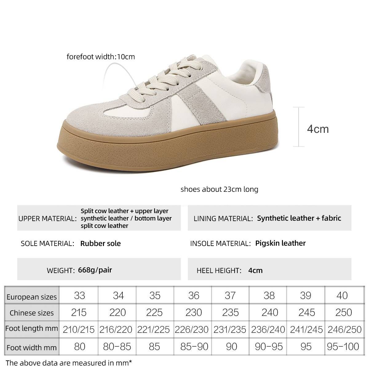 Scarpe da ginnastica dell'esercito tedesco da donna Cameido, mocassini con suola spessa e morbida, scarpe casual con lacci per l'autunno 2024_voghion.com