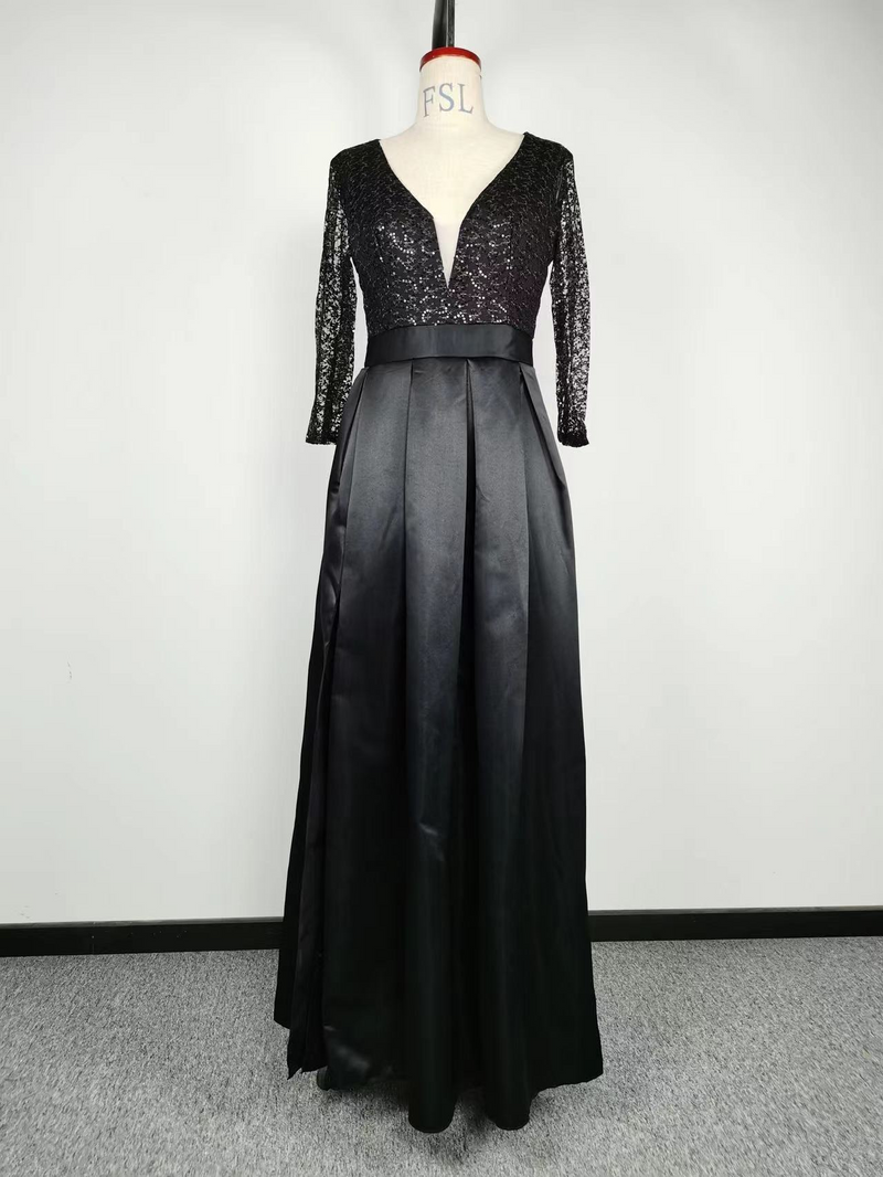 Women's Clothing Lace Swing Sexy Long Skirt Trailing Banquet Evening Gown New Style_voghion.com