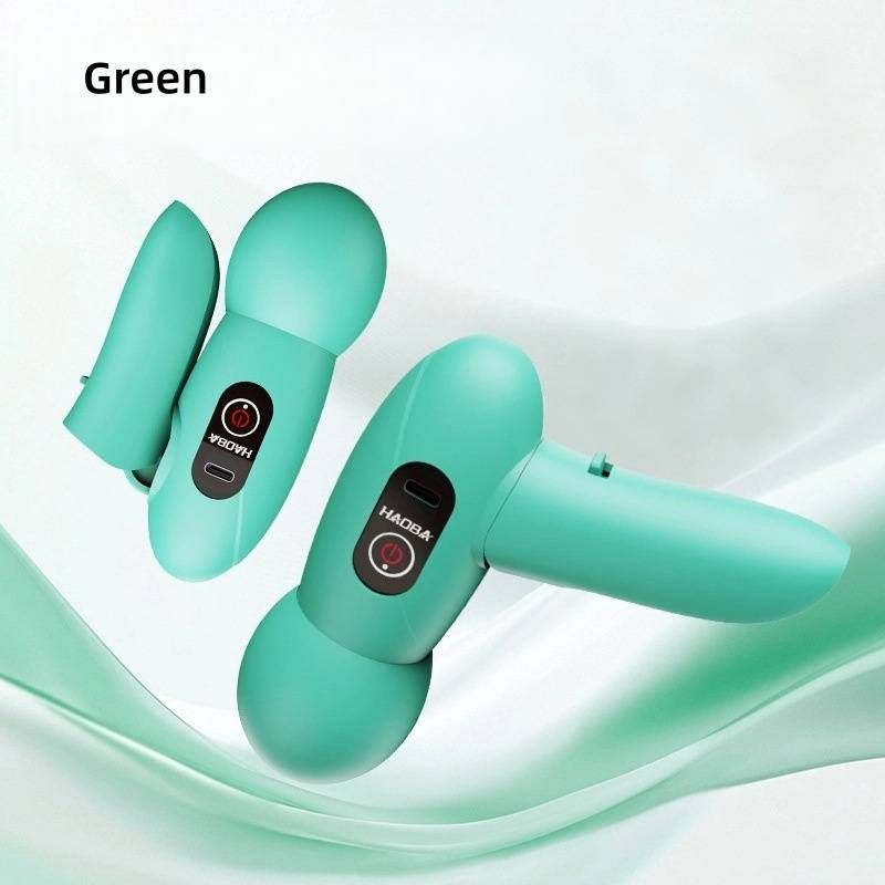 Mini Foldable Massage Gun - Portable Muscle Relaxation Device For Neck & Back Pain Relief, 5-Speed Adjustable, Ultra-Quiet (36dB), Rechargeable_voghion.com