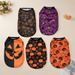New Summer Sun Protection Vest Halloween Pumpkin Print Small And Medium Dog Cat Pet Clothes_voghion.com