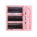 False Eyelashes Single Cluster Segmented Thick Curled D Curve 10 16mm Pink False Eyelashes Set Soft Eyelashes_voghion.com