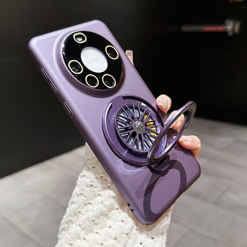 Rotating Gyro Magnetic Stand Case For Huawei Mate 60 Pro/Honor 100 - Premium Anti-Slip Protective Cover With 360° Rotation​_voghion.com