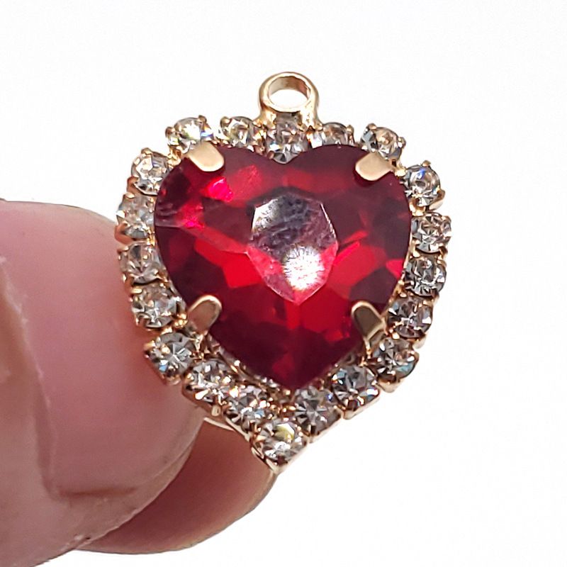 New Decorative Love Color Jewel Crystal Diamond Shoes Flower Shoe Buckle DIY I-button Shoe Accessories Accessories_voghion.com