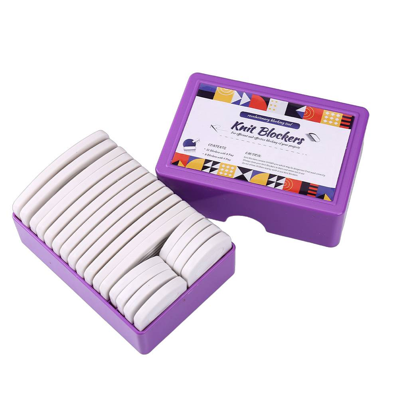 Strickblockierkamm, Pulloverstricken, feste Nadel, fester Kamm, Wollstricken, festes Styling-Werkzeug, Pullover, Schal, feste Nadel_voghion.com