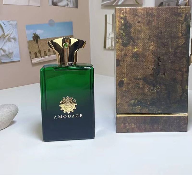 Amouage Epic Man Limited Edition Ανδρικό 100ml Μεγάλης Χωρητικότητας Πράσινο Πολυτελές Μπουκάλι Αποσμητικό Μασχάλης Μεγάλης διάρκειας Σπρέι Premium με γεύση ξύλου_voghion.com
