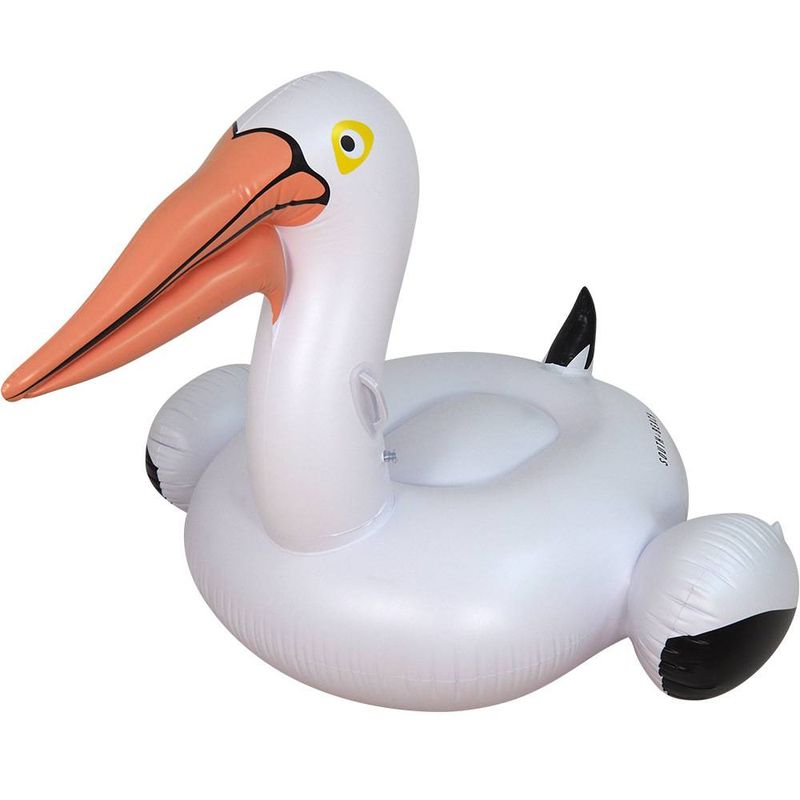 Promenade gonflable Pelican - Chaise longue flottante géante en forme de cygne pour adultes, piscine et plage_voghion.com