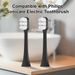 4 Pack Compatible With Philips Sonicare Electric Toothbrushes Replacement Brush Heads, Ultra Soft Professional Brush Head For Sensitive Teeth & Gums_voghion.com