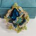 Baroque crystal enamel brooch, women's clothing niche sense, high-end accessories, ins chest flower_voghion.com