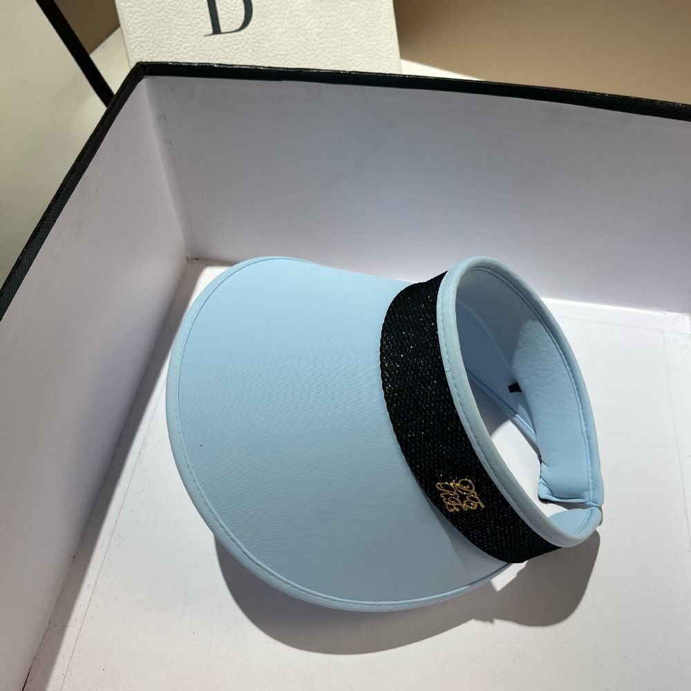 Nyári kétoldalas jégselyem fényvédő üreges sapka divatos kültéri napvédő sapka_voghion.com