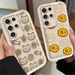 Süße Linie Katze Fisch Handyhülle für Samsung Galaxy S24 S23 S25 Ultra S22 S21 Plus FE 5G A54 A34 A14 A73 A53 A33 5G Weiche Rückabdeckung_voghion.com