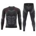 Men's Cycling Clothing Breathable Outdoor Tight Sports Underwear Thermal Set No.4_voghion.com