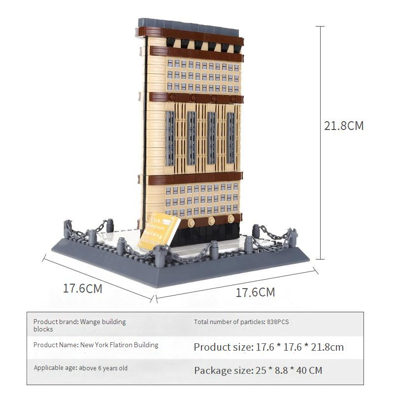 Jouets de construction Blocs de construction à petites particules Construction du monde Modèle tridimensionnel de Tiananmen Assemblage intelligent Jouets d'assemblage_voghion.com