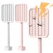 Foldable Electric Fly Swatter USB Charging Mosquito Repellent Zapper 1200mAh Mosquito Racket Insect Killer for Home Bedroom_voghion.com