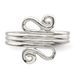 Sterling Silver Polished Scroll Toe Ring_voghion.com