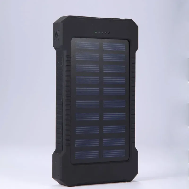 Caricabatterie portatile esterno con batteria solare da 20000 mAh, più venduto, con torcia SOS, per smartphone e tablet._voghion.com