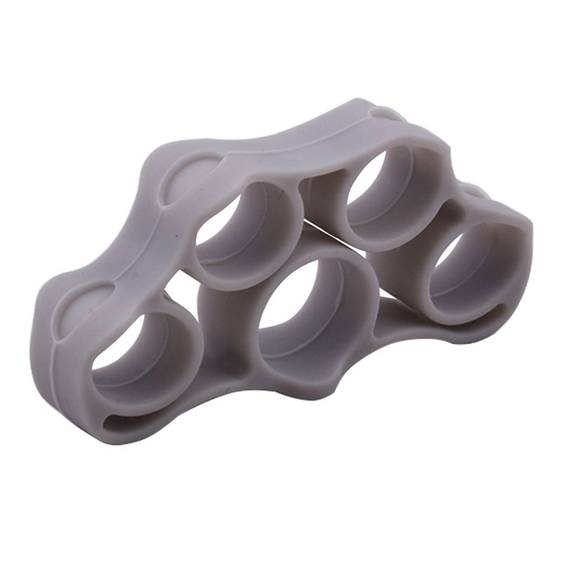 Fitness Equipments Silicone Five Finger Trainer Grip Ring Gripper Rehabilitation Recovery Massage Grip Egg Ball Fitness Equipment Set_voghion.com