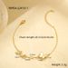 New Summer Trend INS Style White Shell Butterfly Diamond Double Layer Stacking Anklet Stainless Steel Anklet_voghion.com