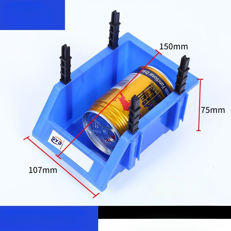 Slanted Parts Combination Plastic Material Hardware Screw Tool Storage Shelf Small Box_voghion.com