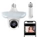 3MP Erste Hause Smart Beleuchtung Glühbirne Kamera WIFI Sicherheit Überwachung Ai Handy_voghion.com
