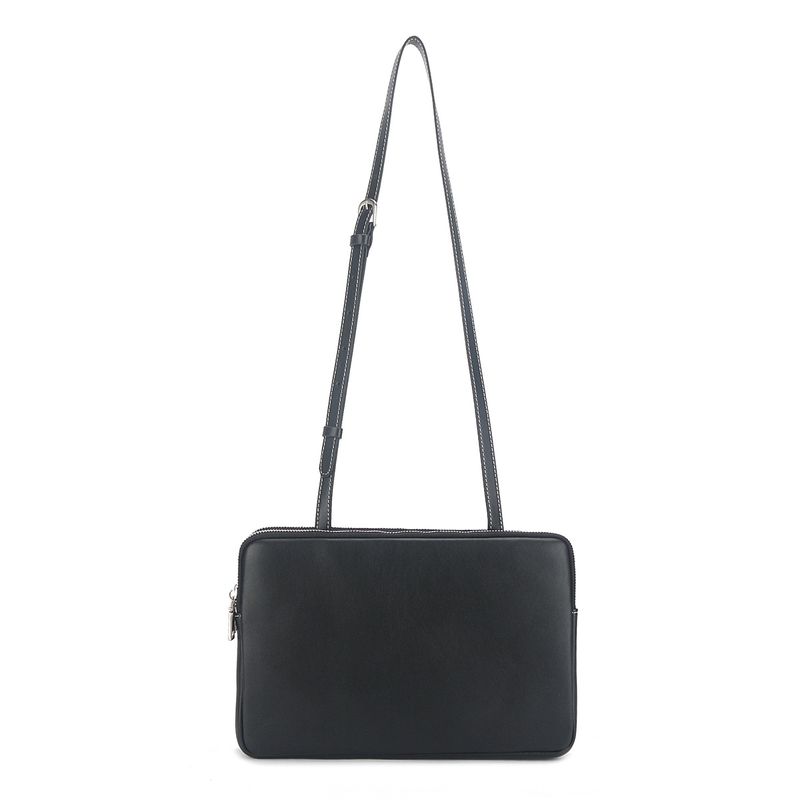 Minimalistisches Design, kleiner quadratischer Umschlag mit mehreren Taschen, doppellagig, Doppeltasche, High-End-Gefühl, große Kapazität_voghion.com