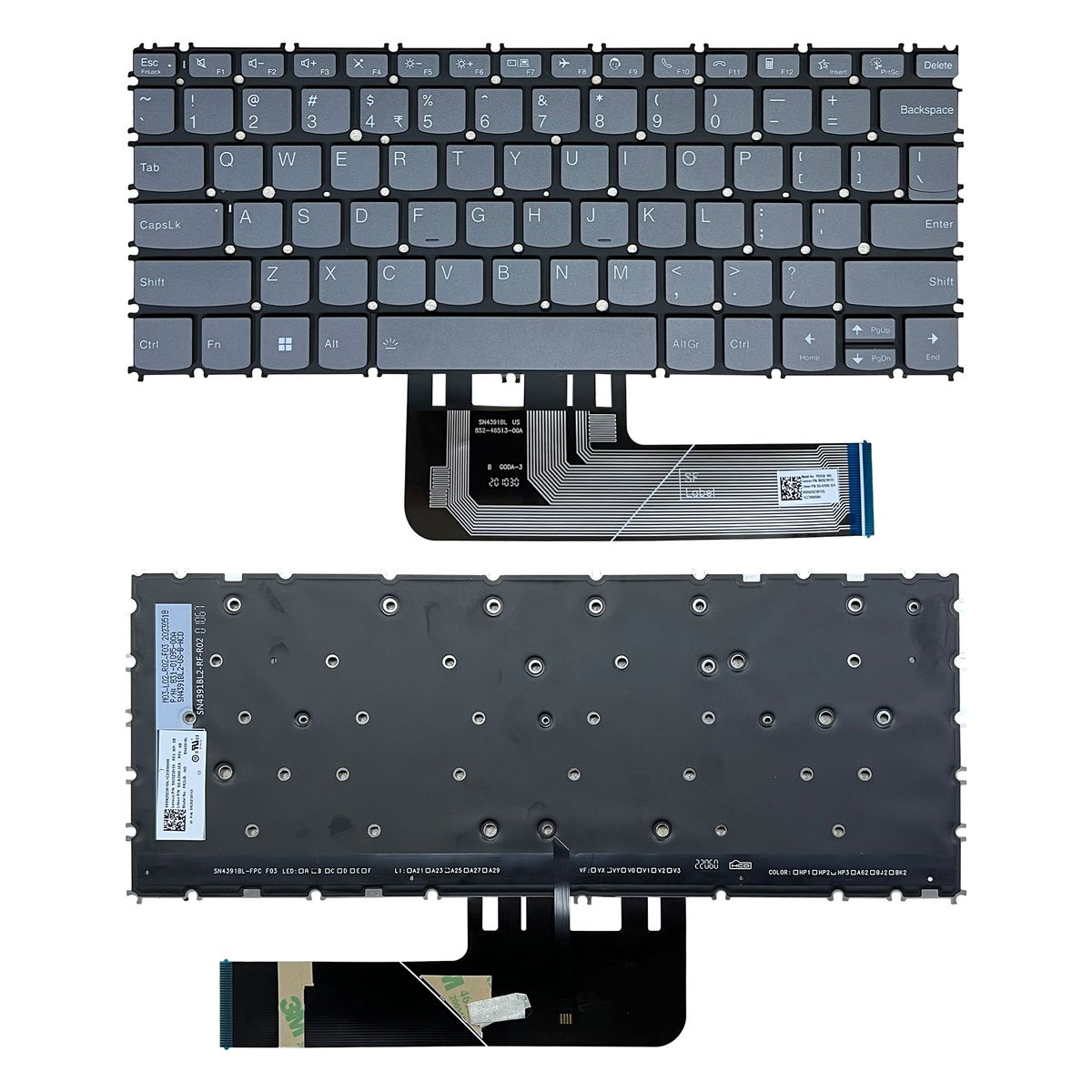 Applicable To Lenovo Thinkbook 13x ITG Notebook Keyboard C Shell Assembly Host Upper Cover_voghion.com