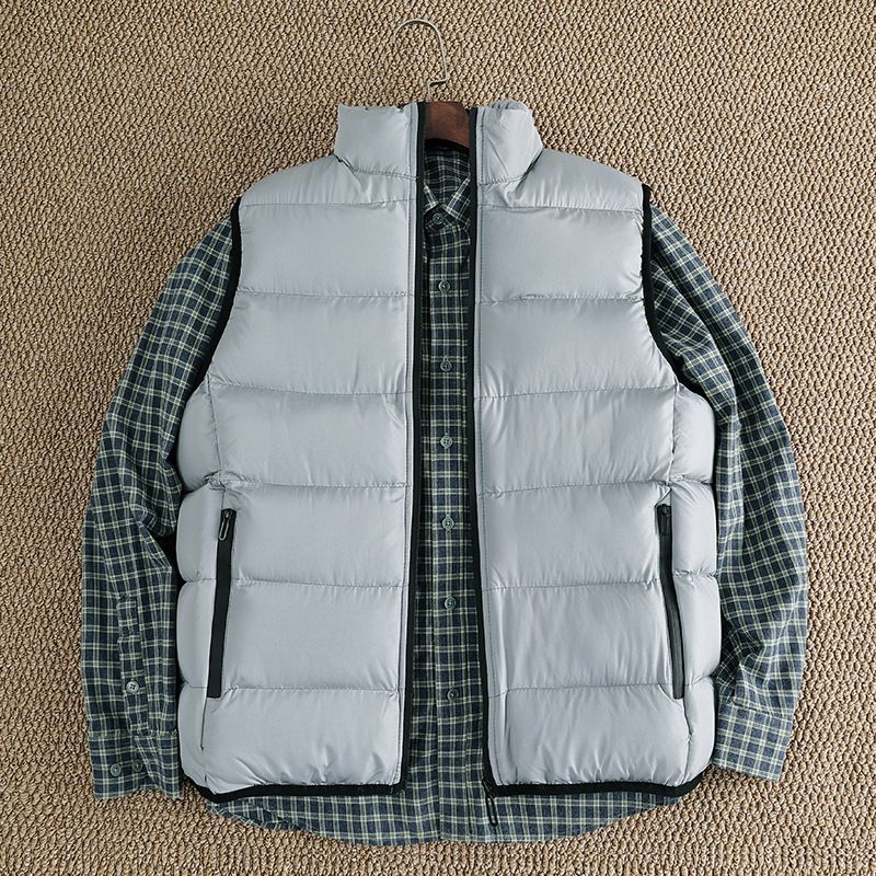 Erkek Kapitone Şişme Yelek - Unisex Kış Katmanlı Temel (Yeşil, Gri, Siyah, Lacivert)_voghion.com