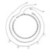 Necklace Women's Set Multi-layer Necklace, Versatile Trend Geometric Thin Chain Collarbone Chain Women_voghion.com