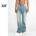 EF JEANS | 2023 New Product, Straight Versatile Solid Color Jeans, The Same For Men And Women, Non-elastic Micro-pull Retro Blue_voghion.com