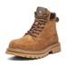 Men's Classic Leather Platform Martin Boots With Anti-Slip Sole, Retro Lace-Up Design For Outdoor & Casual Wear (Sand, Camel, Coffee)_voghion.com