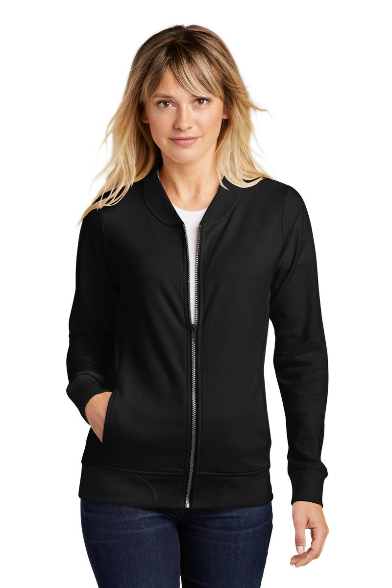 Sport-Tek Ladies Lightweight French Terry Bomber LST274_voghion.com