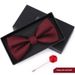 Tie Tie Men's Wedding Groom Groomsman Red Suit Shirt British Brotherhood Korean Bow Women's Gift Box_voghion.com