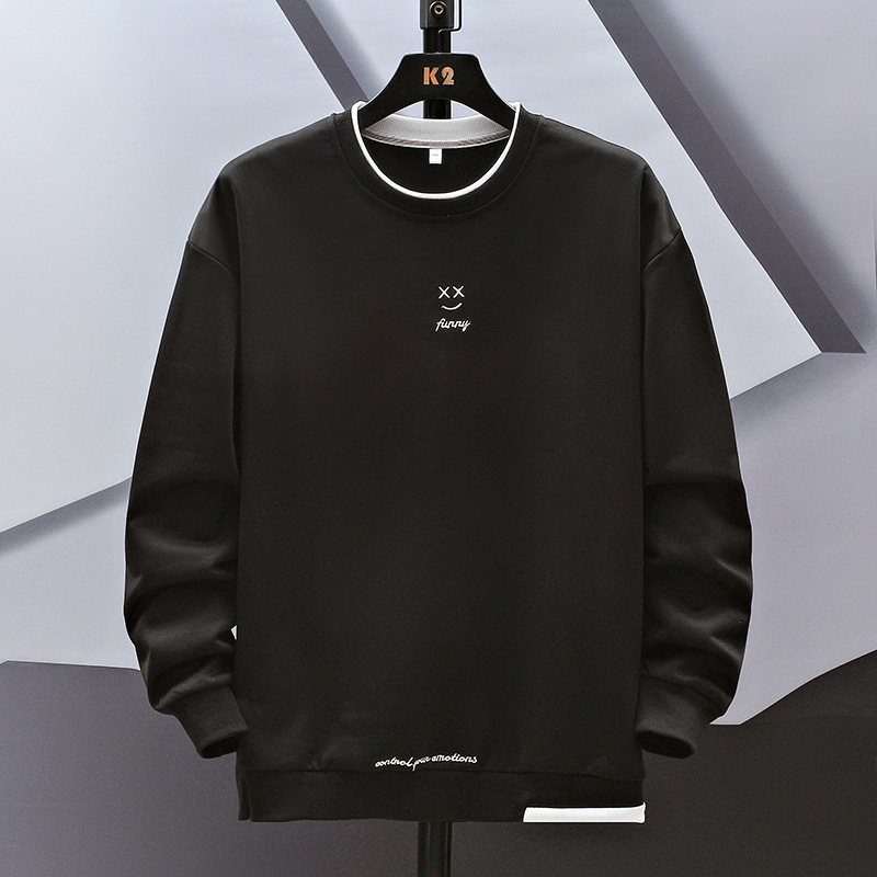 2023 Sweatshirt Herren Herbst Winter Übergröße Sweatshirt Langarm Vielseitiges Mode Sweatshirt Casual Pullover Sweatshirt Top Männliche Kleidung_voghion.com