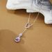 Catena per vita in argento con doppia zucca e ametista naturale - Nuovo accessorio versatile di alta qualità in stile cinese_voghion.com