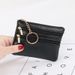 Wholesale coin purse women's short leather texture small wallet multi-function driver's license card bag soft leather key bag zipper bag_voghion.com
