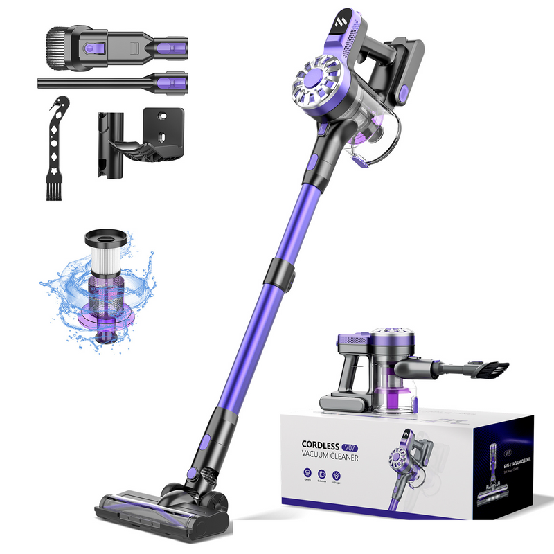 Aspirateur portable ménager petit grand aspirateur à main avec tige de poussée deux en un pour nettoyer les cheveux_voghion.com