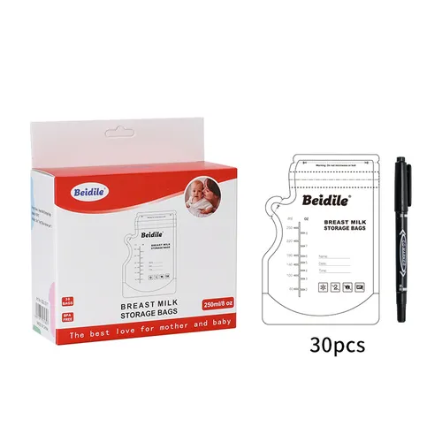 Sacos de armazenamento de leite materno prontos para uso, sacos para preservação de leite materno, fabricantes descartáveis de armazenamento congelado de leite materno de grande capacidade_voghion.com