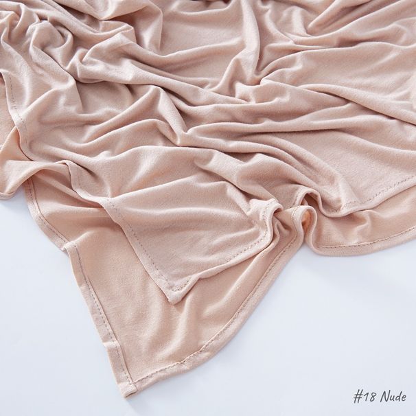 Hochwertiges, rechtwinklig gewelltes Kopftuch aus Modal-Schweißtuch, 170 x 60 cm, merzerisierte Baumwolle, atmungsaktives und bequemes Damen-Kopftuch_voghion.com