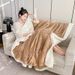 Goldene Schildkröte Plüsch verdickt warme Abdeckung Bettlaken Sofa Decke Korallen Flanell Winter Quilt_voghion.com