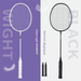 Badminton Balanced Ultra-Light Full Carbon Composite One-Piece para estudantes e adultos, tipo ofensivo, durável e único_voghion.com