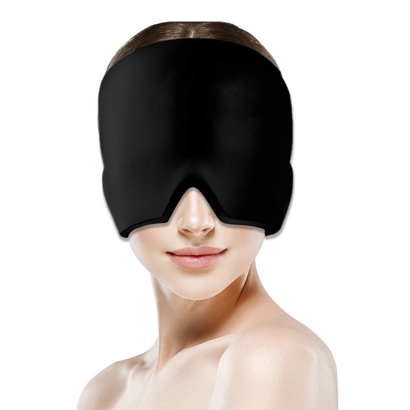 Terapia del freddo Mal di testa caldo Emicrania Cappuccio di sollievo Terapia indossabile Avvolgere Stress Pressione Sollievo dal dolore Cappello di ghiaccio Occhio Ghiaccio_voghion.com