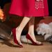 【Y-509-1】Plus Size Red Wedding Bride Extra Large Bowknot Fat Wide Feet Pointed Toe Women's Shoes_voghion.com