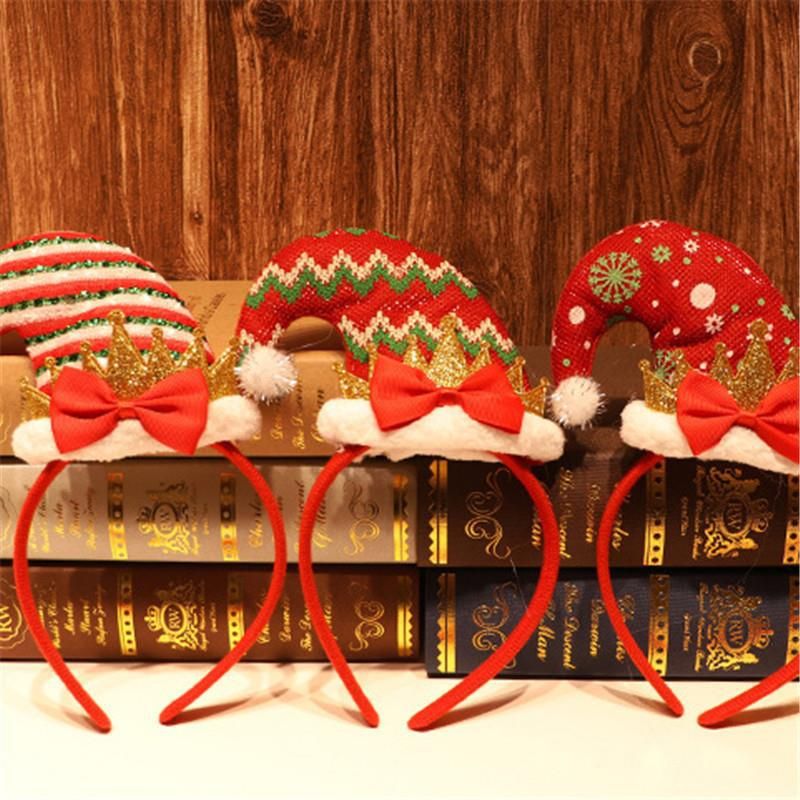 Christmas hat, hair band, Christmas decoration, headwear, hair accessories, children's gifts, Christmas headband_voghion.com