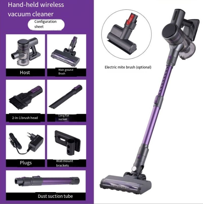 Aspirateur ménager portatif puissant haute puissance nettoyage de tapis de bureau aspirateur filaire sans fil_voghion.com